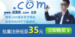 .com批量注册低至35元